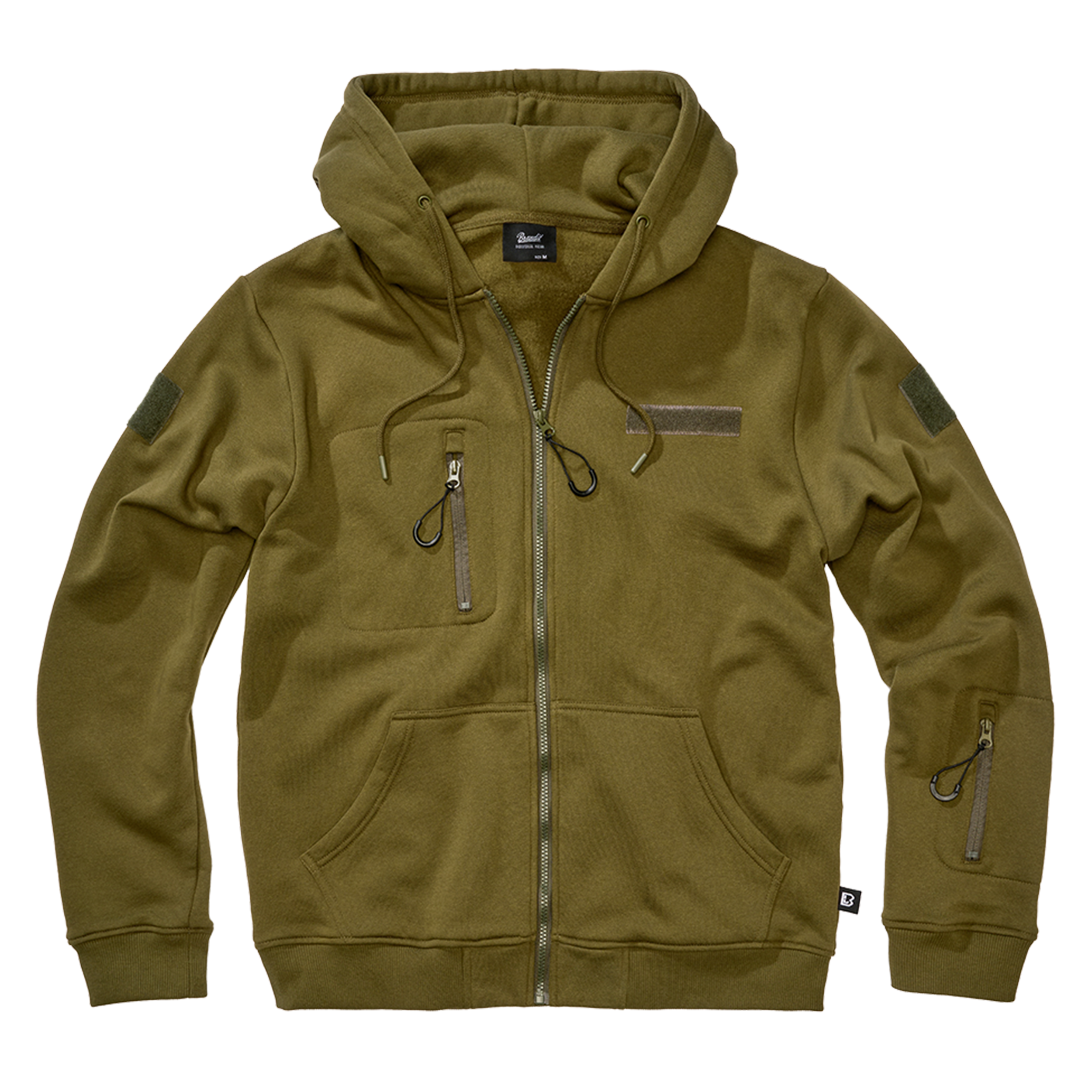 Mikina taktická na zip s kapucí Tactical Sweat Jacket ZELENÁ