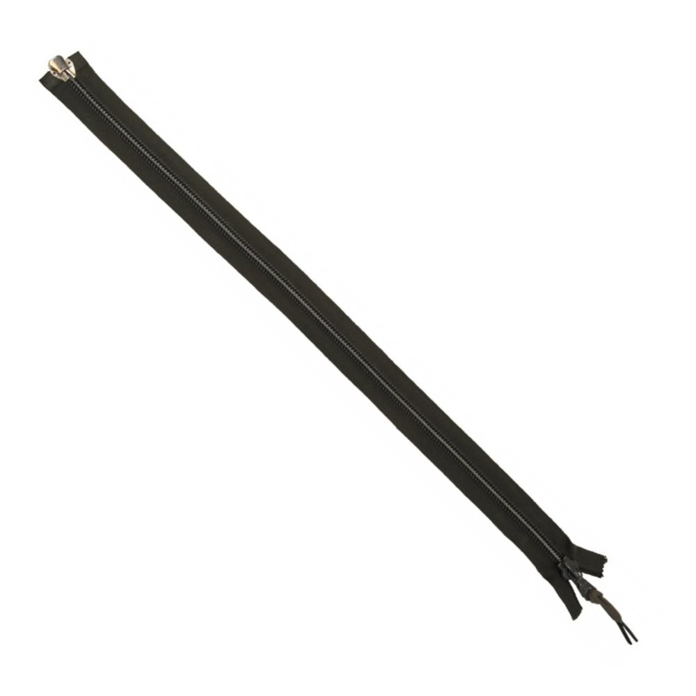 Zip jednocestný  plastový délka 55cm OLIV