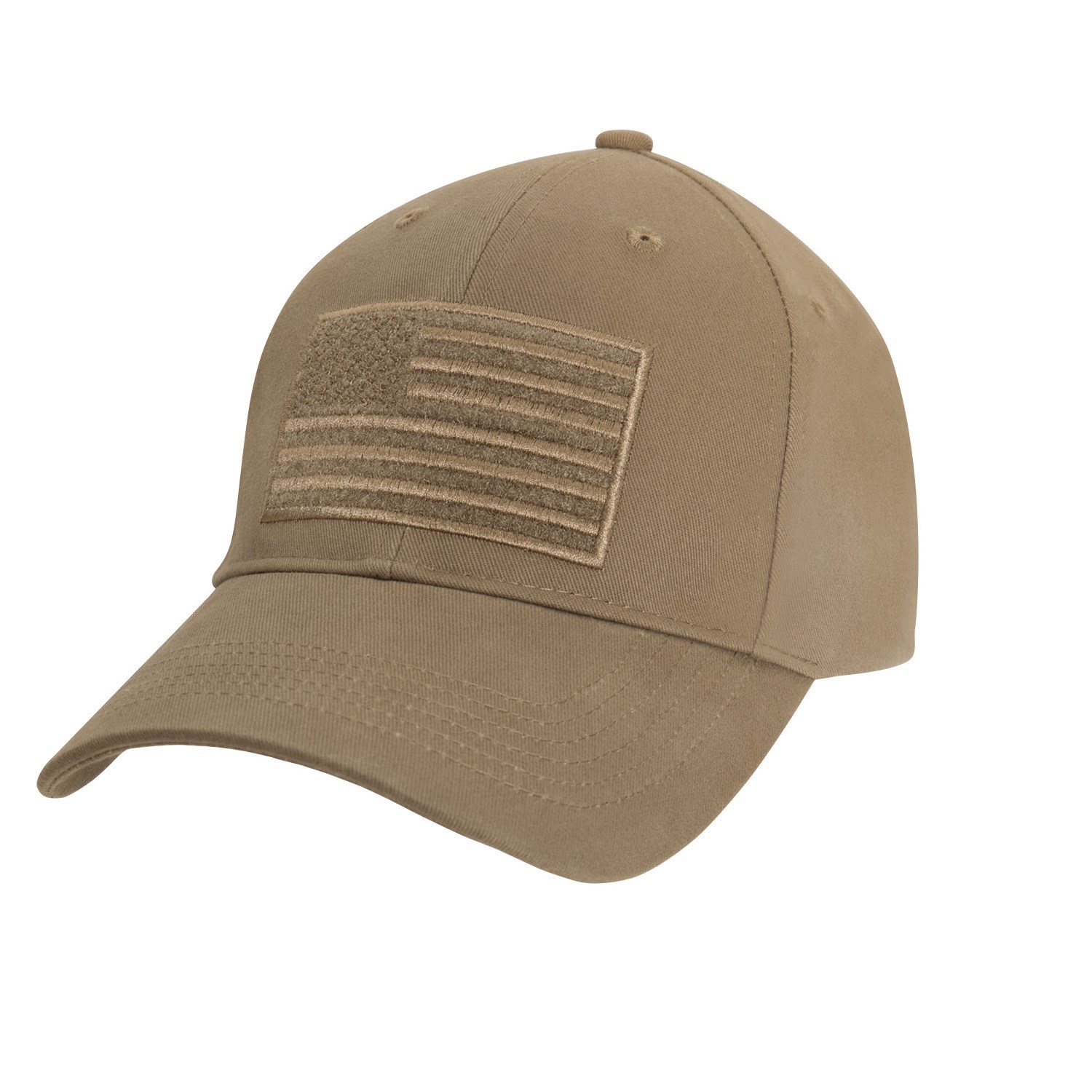 Levně ROTHCO čepice baseball US velcro vlajka COYOTE