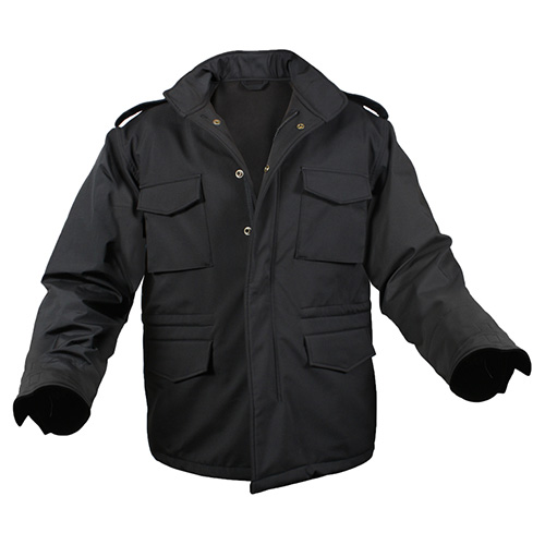 Levně Bunda US M65 SOFTSHELL ČERNÁ