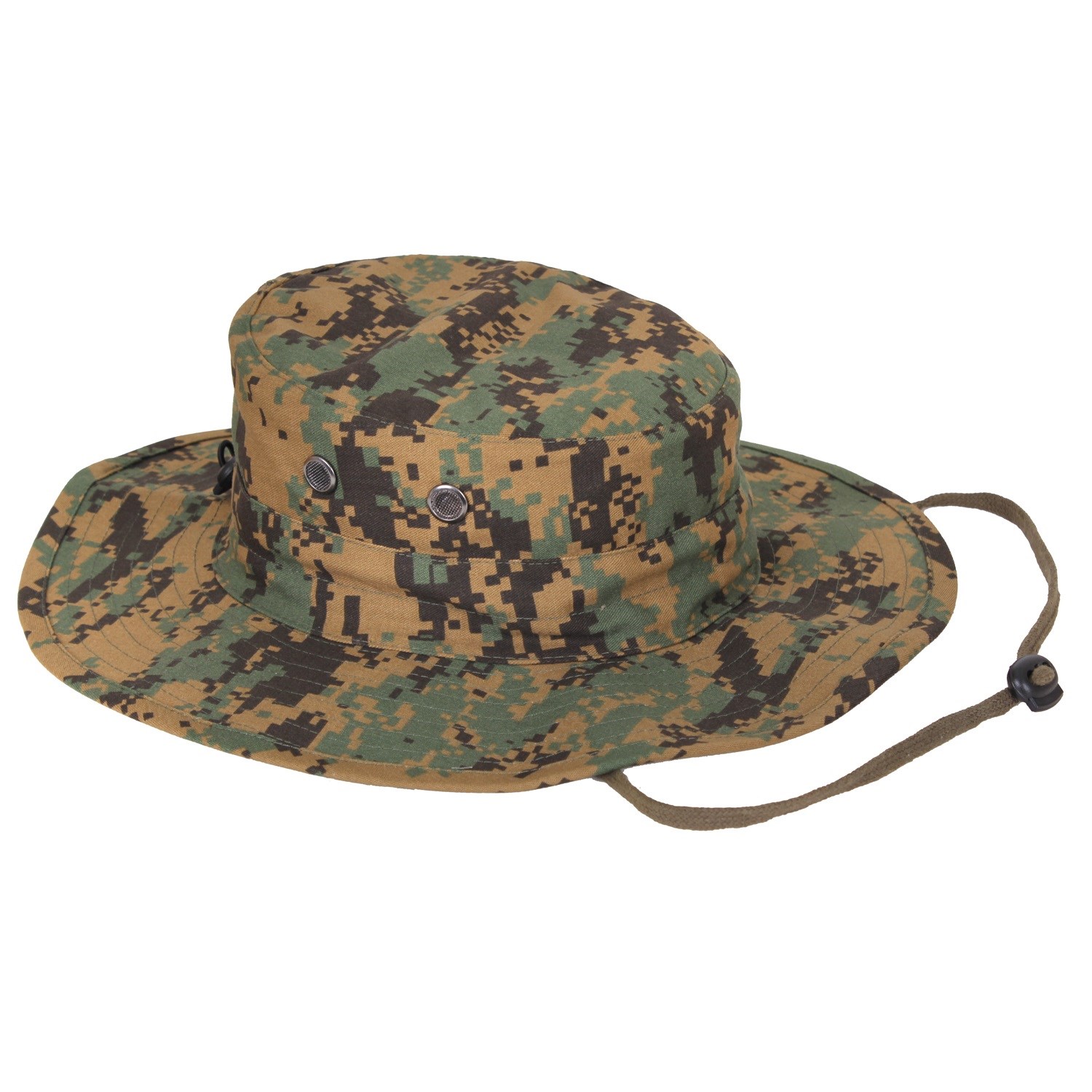 Levně ROTHCO klobouk MILITARY nastavitelný WOODLAND DIGITAL CAMO