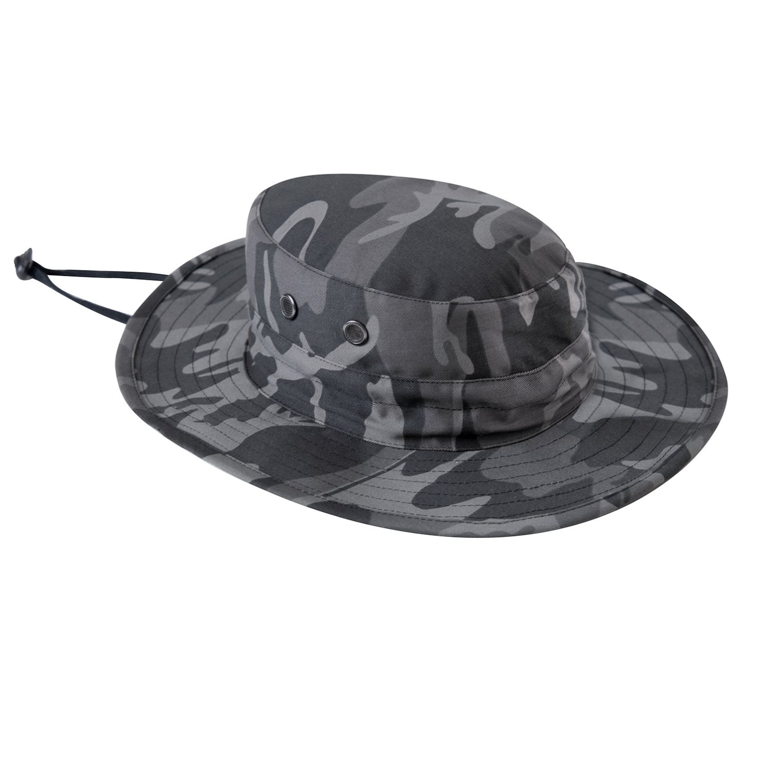 Levně ROTHCO klobouk MILITARY nastavitelný BLACK CAMO