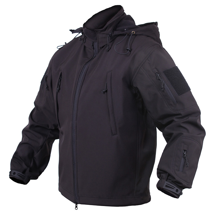 Levně Bunda CONCEALED CARRY softshell ČERNÁ