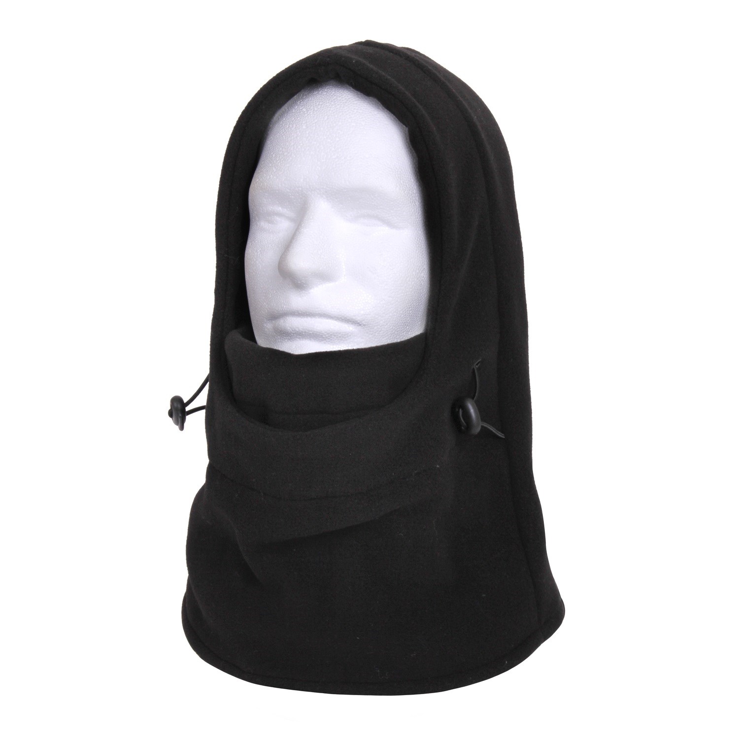 Levně ROTHCO kukla 3v1 FLEECE nastavitelná ČERNÁ