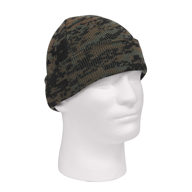 Levně ROTHCO čepice pletená DELUXE DIGITAL WOODLAND