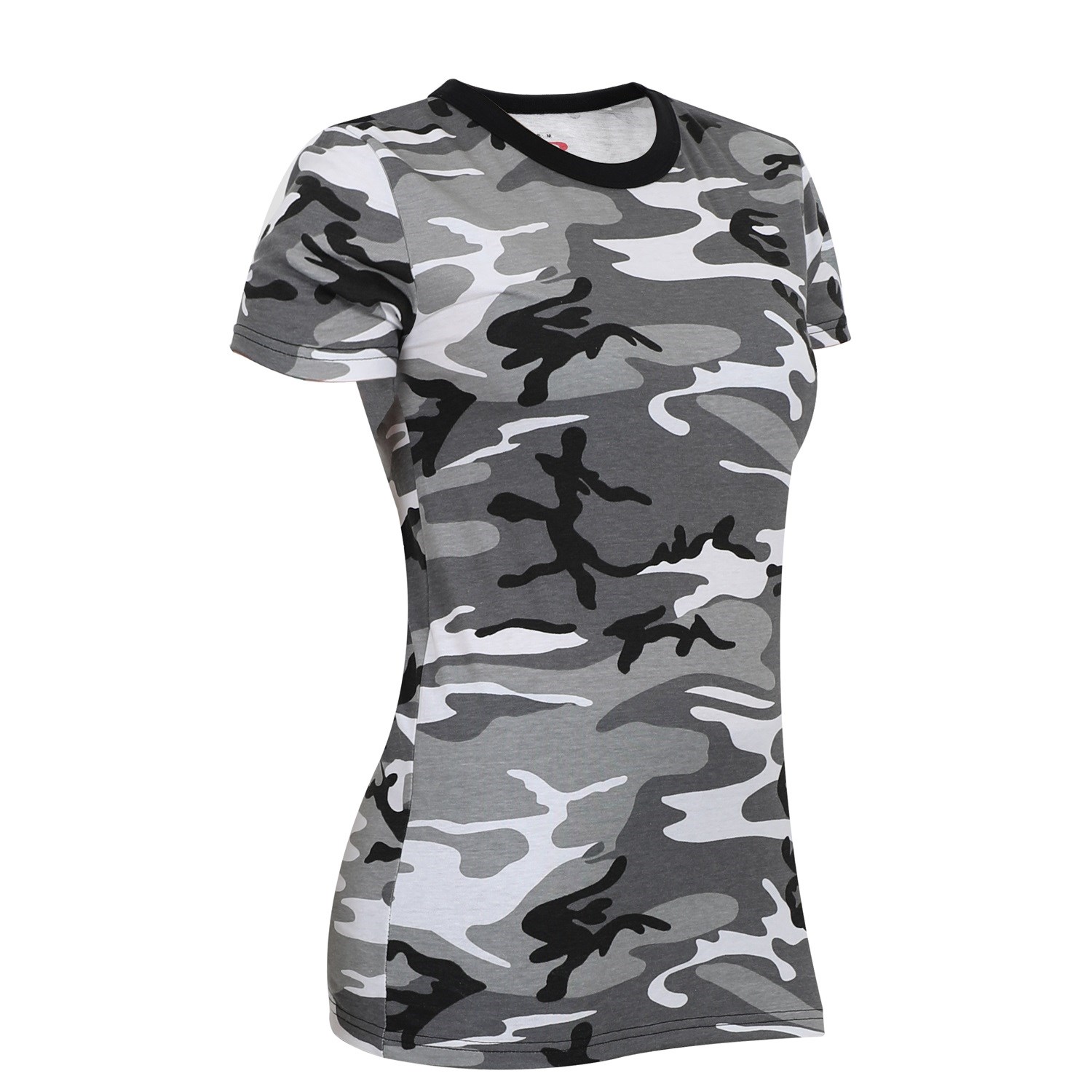Levně Triko dámské prodloužené CITY CAMO