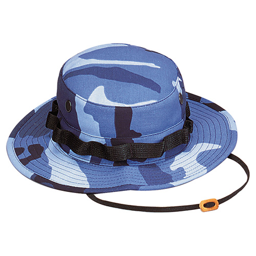Levně Klobouk BOONIE SKY BLUE CAMO