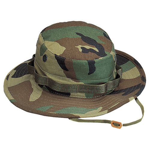Levně Klobouk BOONIE rip-stop WOODLAND