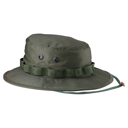 Levně Klobouk BOONIE rip-stop ZELENÝ