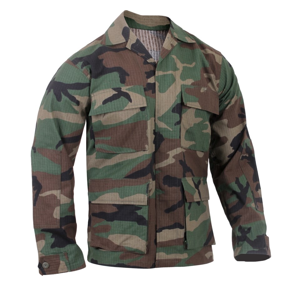 Levně Blůza US typ BDU rip-stop WOODLAND
