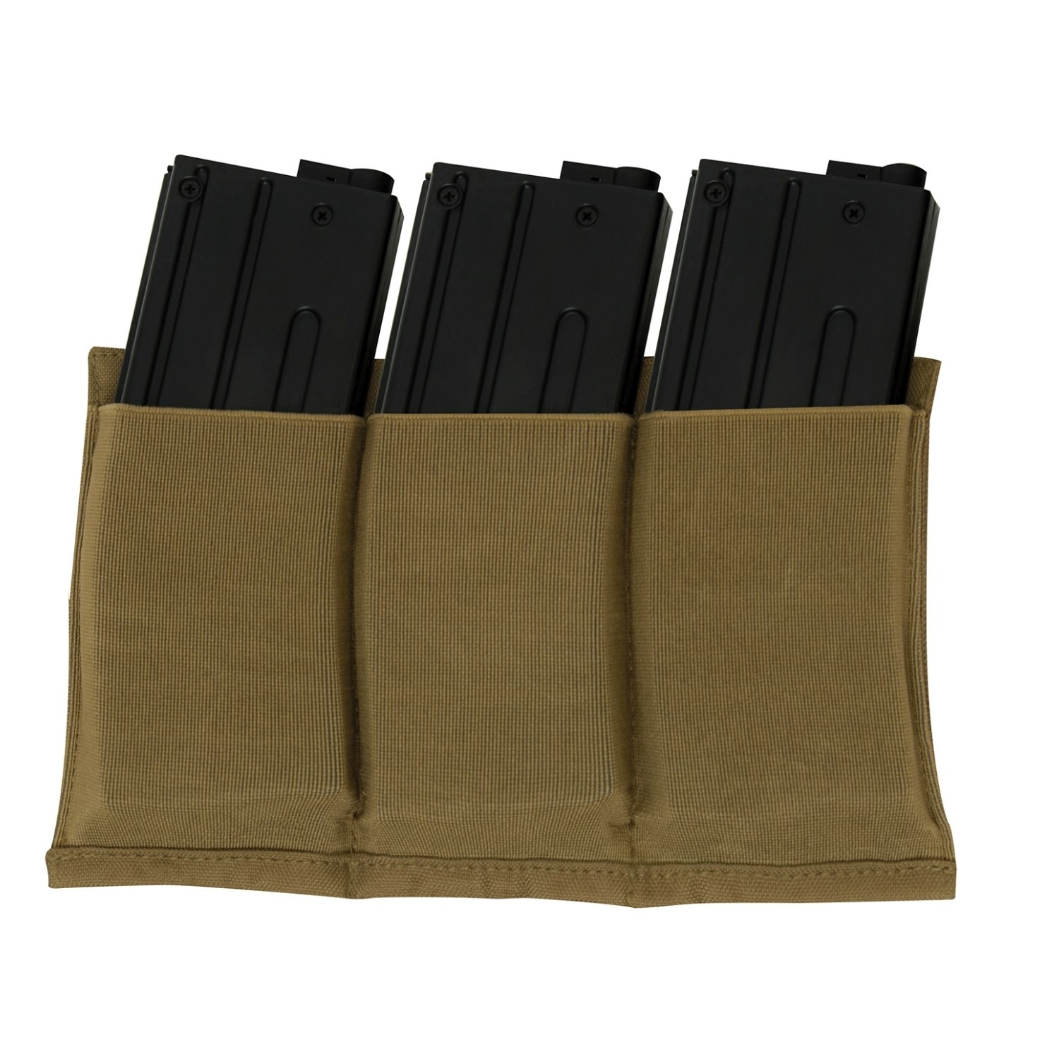 Levně ROTHCO sumka na 3 zásobníky MOLLE elastická otevřená COYOTE