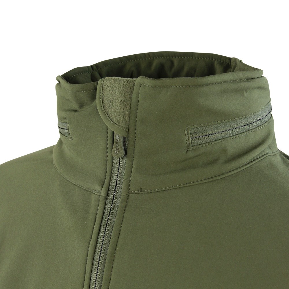 Bunda Summit SOFTSHELL ZELENÁ vel. 5XL
