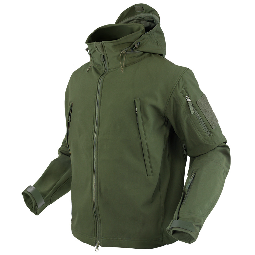 Levně Bunda Summit SOFTSHELL ZELENÁ