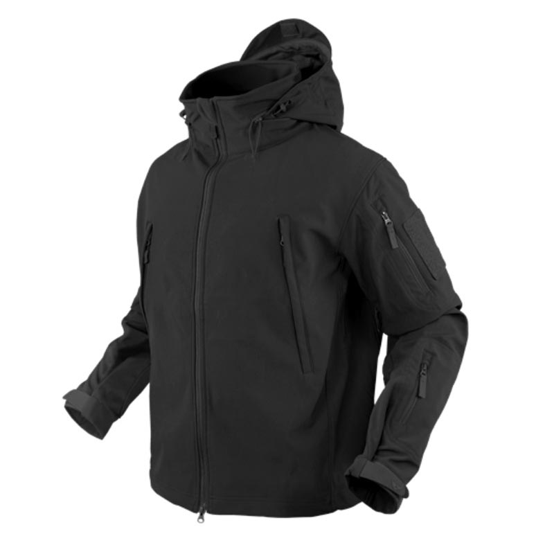 Levně Bunda Summit SOFTSHELL ČERNÁ