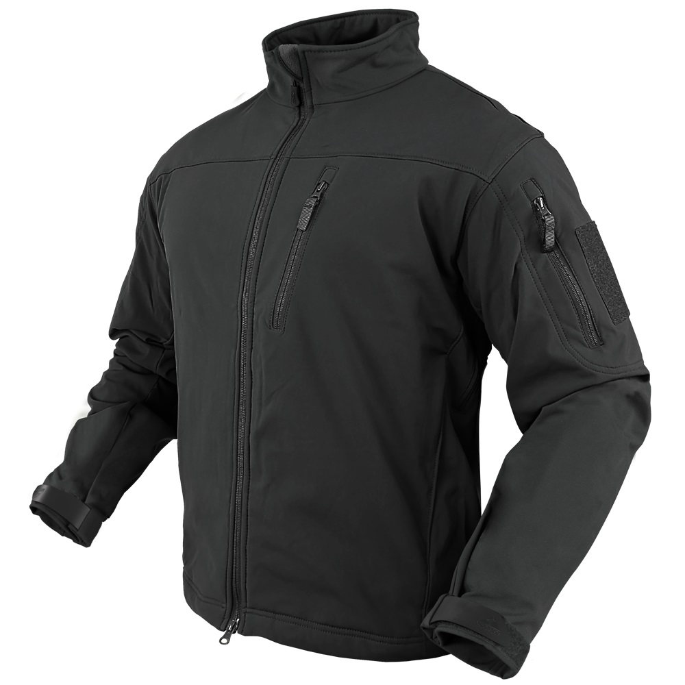 Levně Bunda PHANTOM softshell ČERNÁ