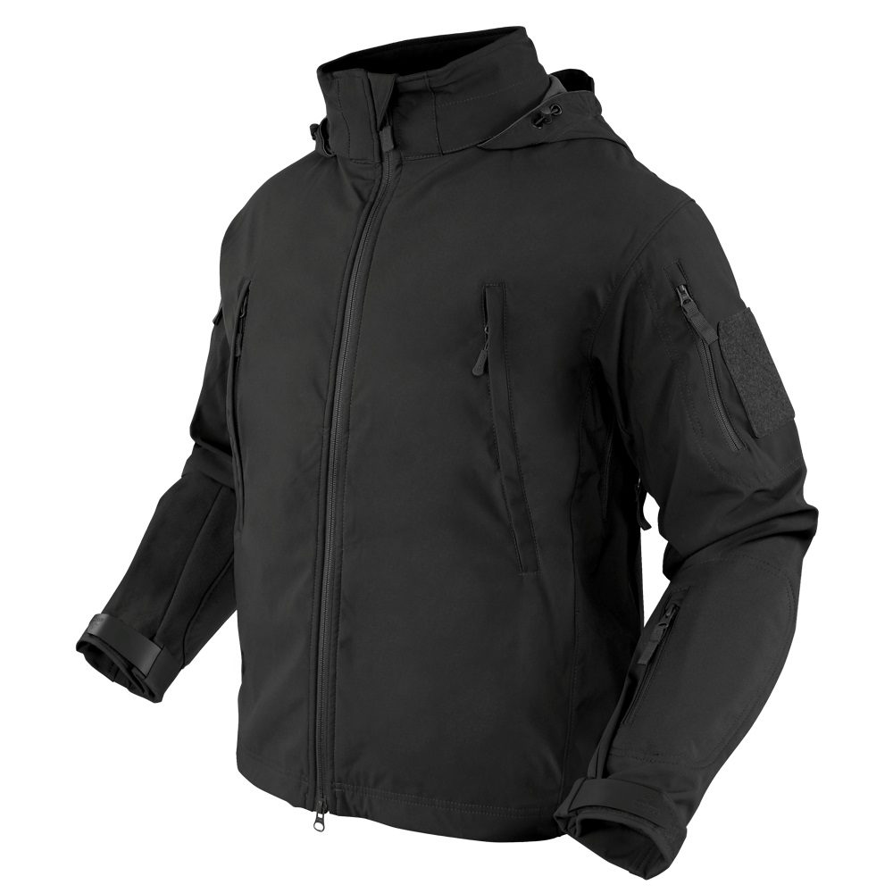 Levně Bunda SUMMIT ZERO SOFTSHELL odlehčená ČERNÁ