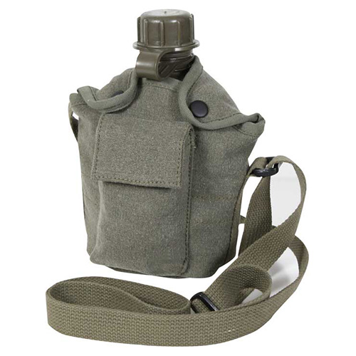 Levně ROTHCO obal na polní láhev 1L US VINTAGE ZELENÝ