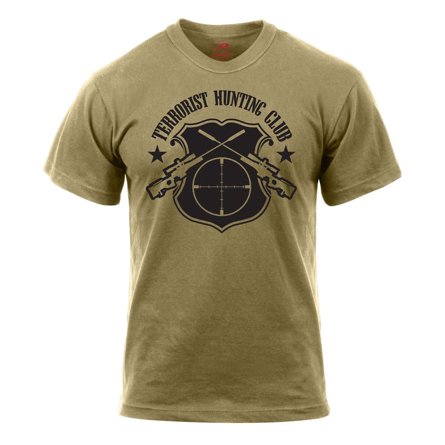 Levně Triko TERRORIST HUNTING CLUB COYOTE BROWN