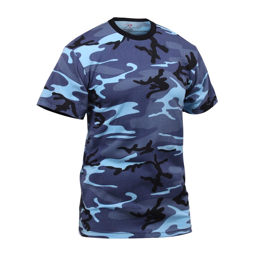 Levně Triko dětské SKYBLUE CAMO