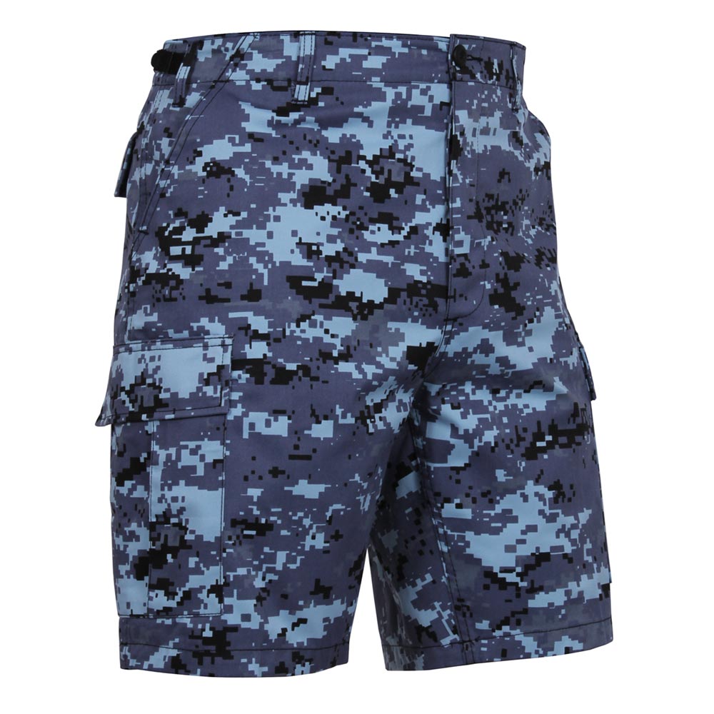 Levně Kraťasy BDU SKY BLUE CAMO DIGITAL