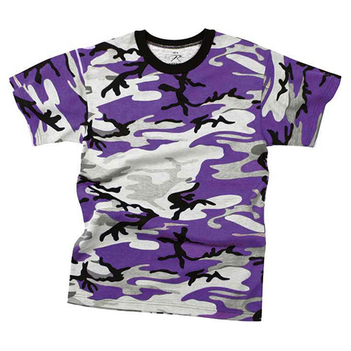 Levně Triko dětské VIOLET CAMO