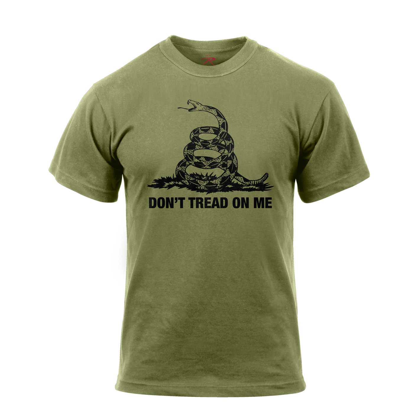 Levně Triko DON´T TREAD ON ME Vintage ZELENÉ