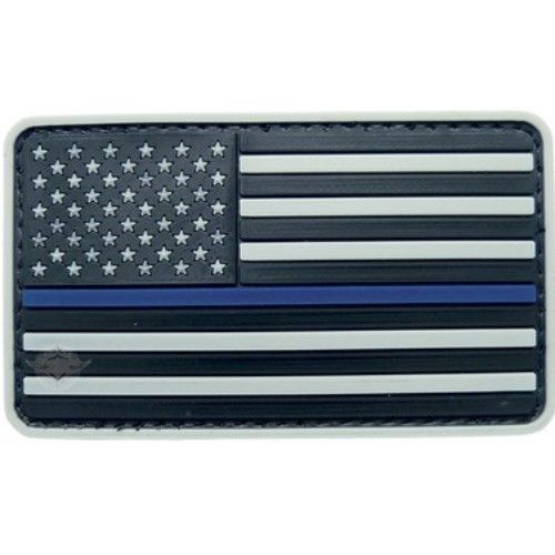 Levně 5IVE STAR GEAR nášivka vlajka USA s modrým pruhem velcro plastová