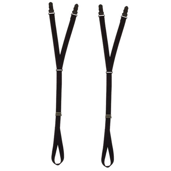 Levně ROTHCO kšandy STIRRUP na košili ČERNÉ 2 v balení