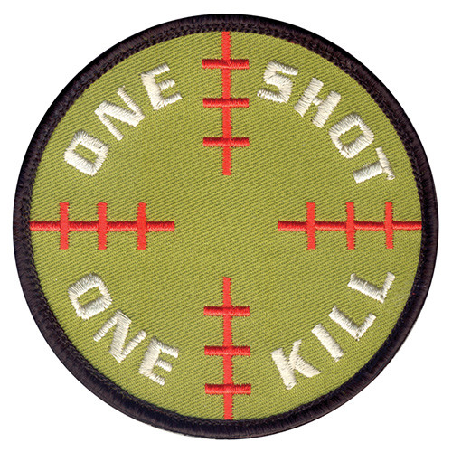 Levně ROTHCO nášivka SNIPER velcro kulatá 8 cm