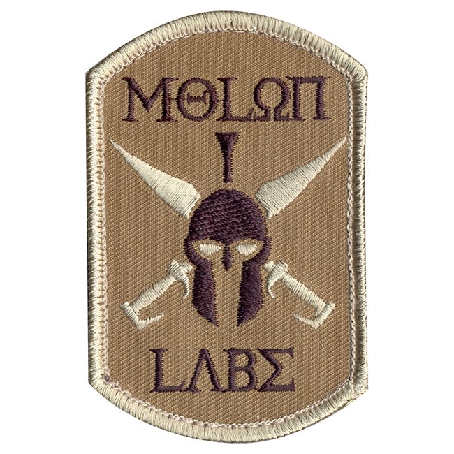 Levně ROTHCO nášivka MOLON LABE velcro DESERT