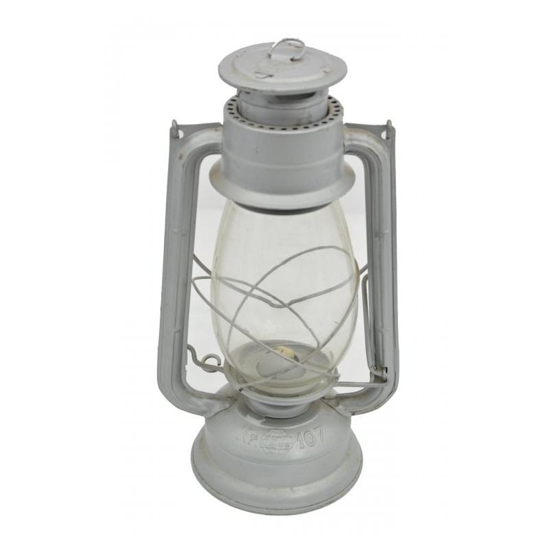 Levně Lampa petrolejová METALOGLOBUS Nr.107 STŘÍBRNÁ