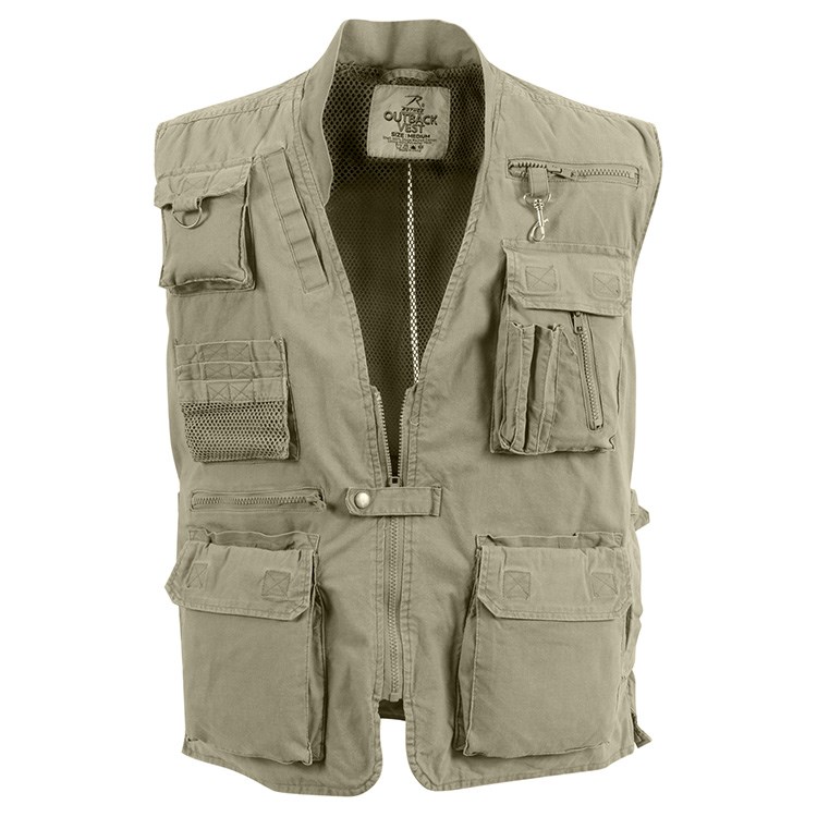 Levně Vesta rybářská DELUXE SAFARI KHAKI