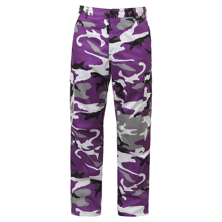 Levně Kalhoty BDU VIOLET CAMO