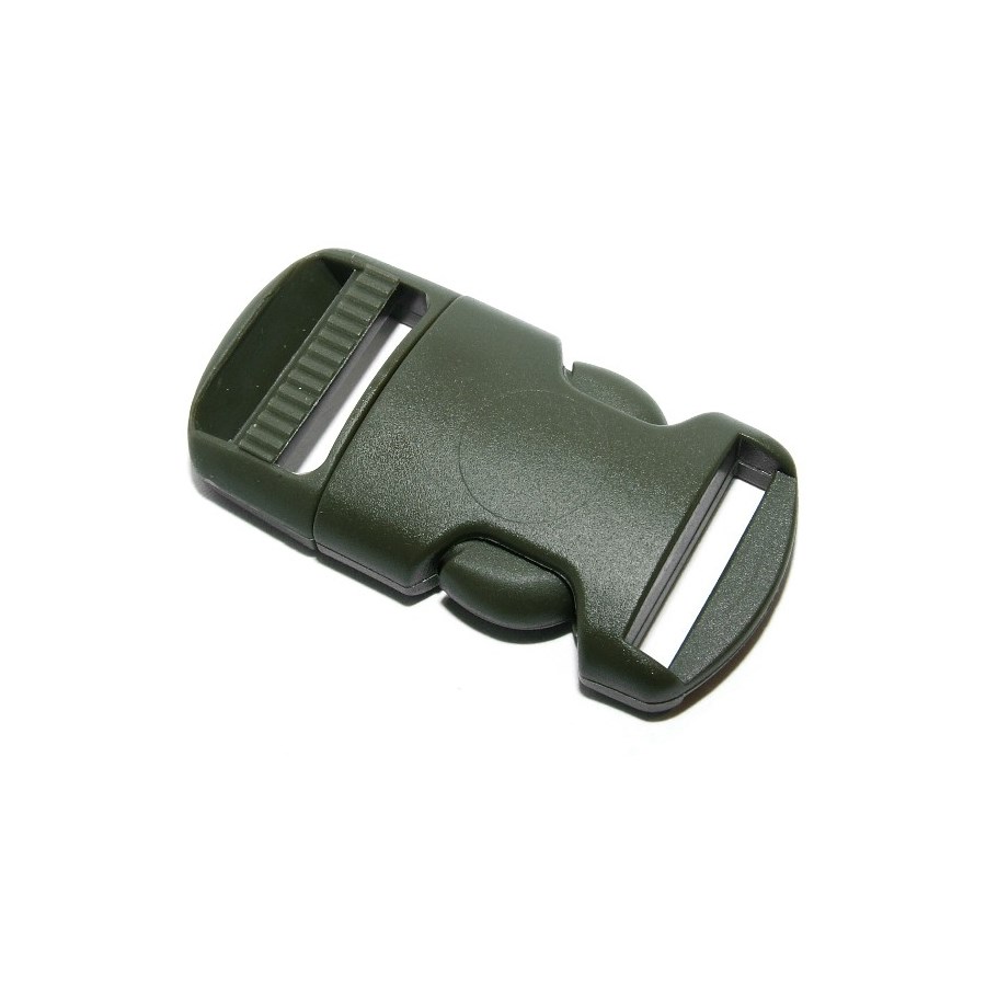Levně Spona/přezka plastová kompletní 16 mm ZELENÁ