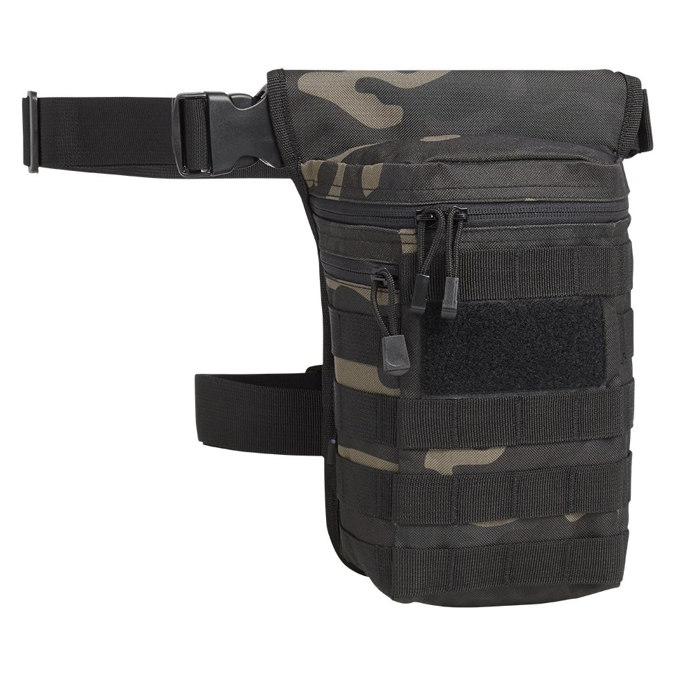 Levně BRANDIT pouzdro stehenní SIDE KICK No.2 DARK CAMO