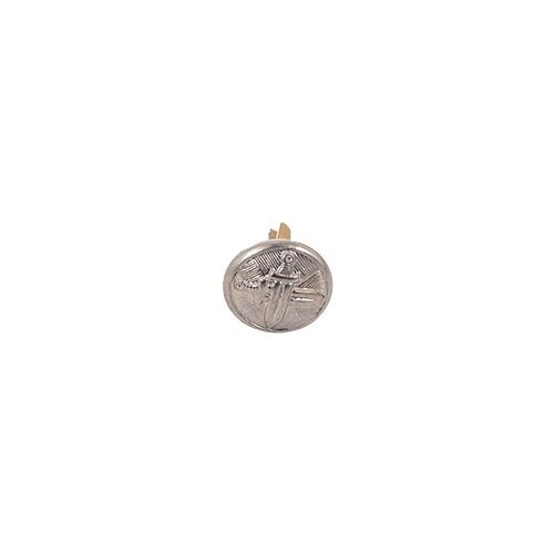Levně Knoflík AČR se znakem 22mm STŘÍBRNÝ