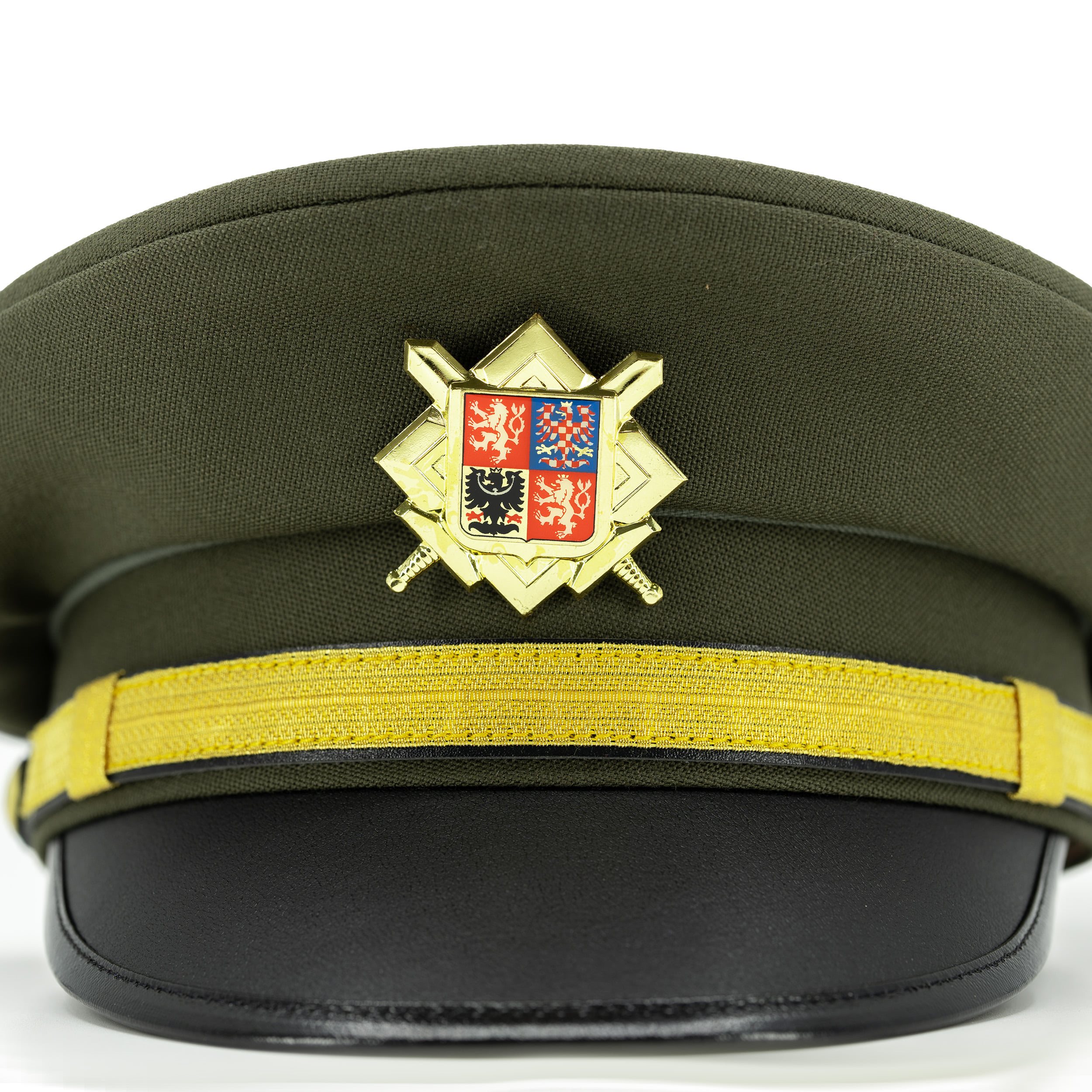 Čepice / Brigadýrka ČS se zlatým odznakem ZELENÁ Armáda ČR 816019 L-11
