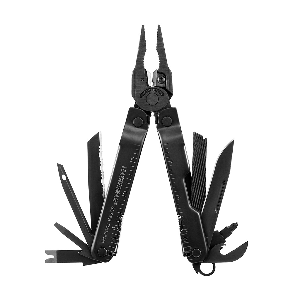Levně Leatherman kleště multifunkční skládací SUPER TOOL 300M ČERNÉ