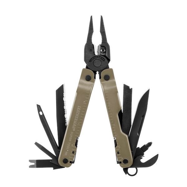 Levně Leatherman kleště multifunkční skládací SUPER TOOL 300M COYOTE TAN