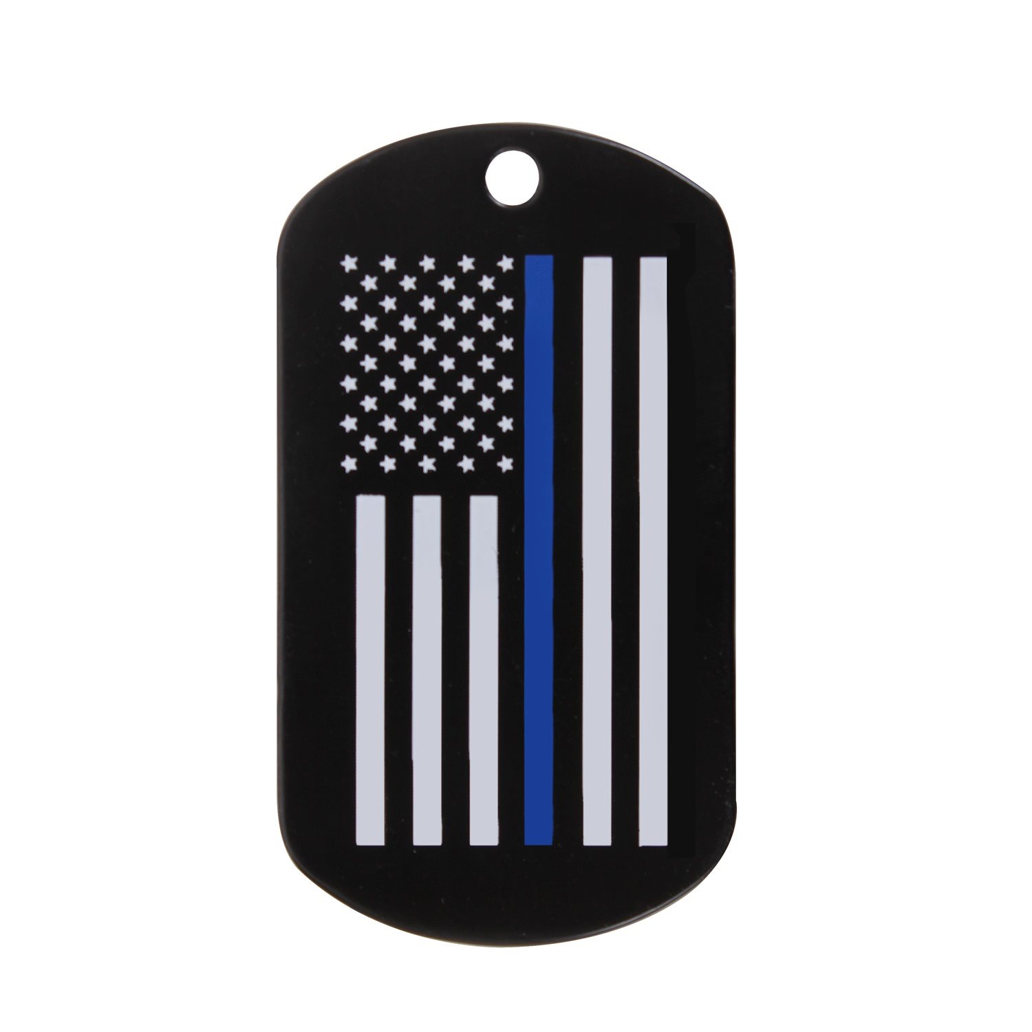 Levně ROTHCO známka identifikační DOG TAG vlajka US s modrou linkou