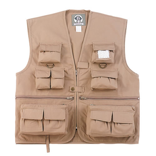 Levně Vesta dětská UNCLE MILTY TRAVEL KHAKI