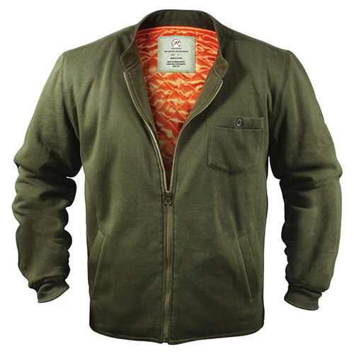 ROTHCO bunda FLYERS INTERMEDIATE FLEECE ZELENÁ vel.M