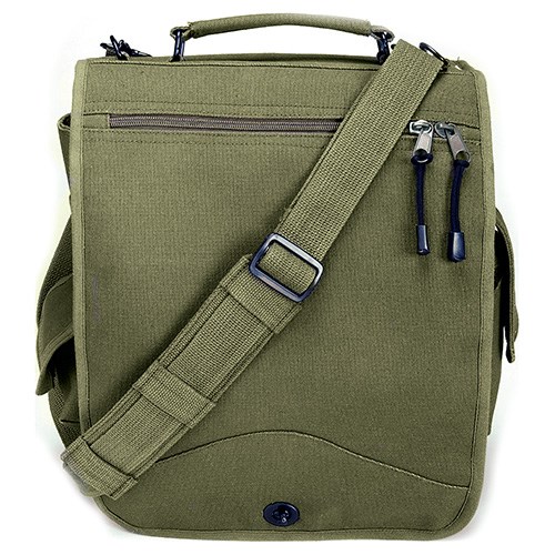 Levně ROTHCO taška VINTAGE M-51 přes rameno 30 x 35 x 15 cm ZELENÁ