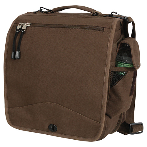 Levně ROTHCO taška VINTAGE M-51 přes rameno 30 x 35 x 15 cm HNĚDÁ