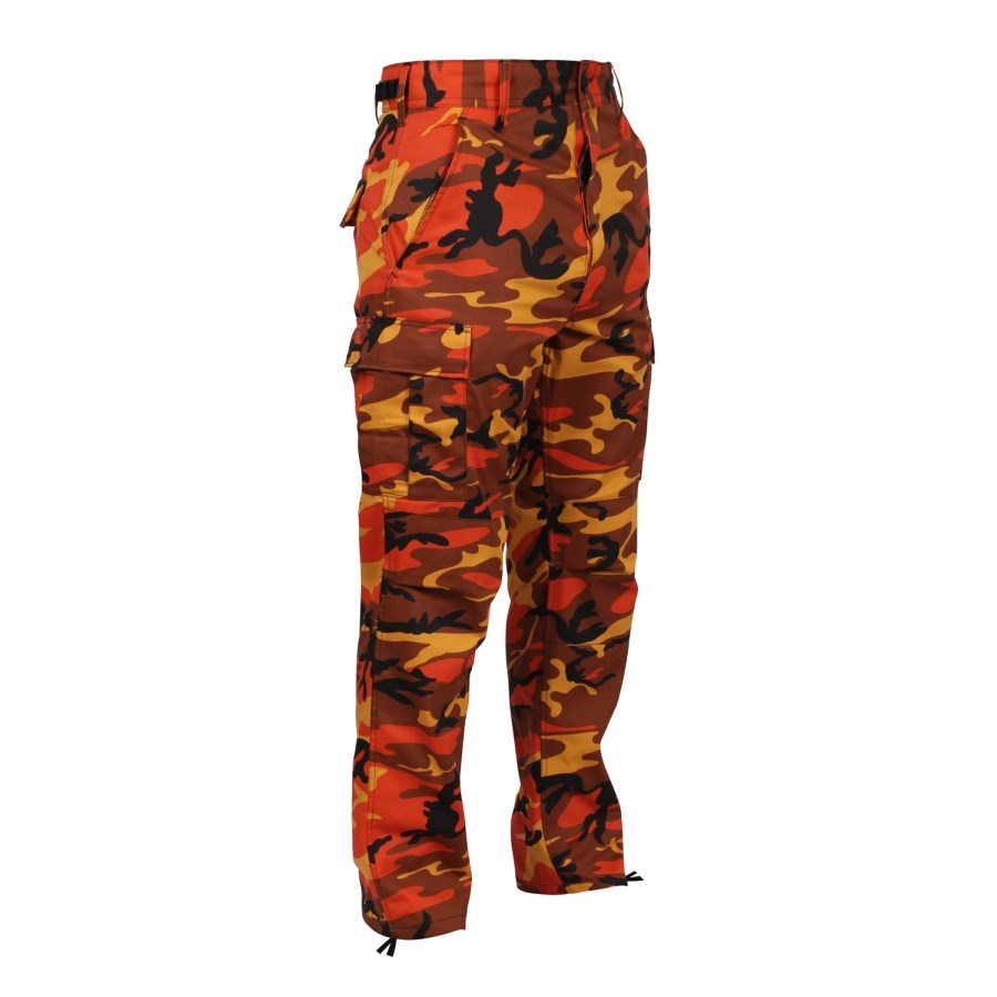 Levně Kalhoty BDU ORANGE CAMO
