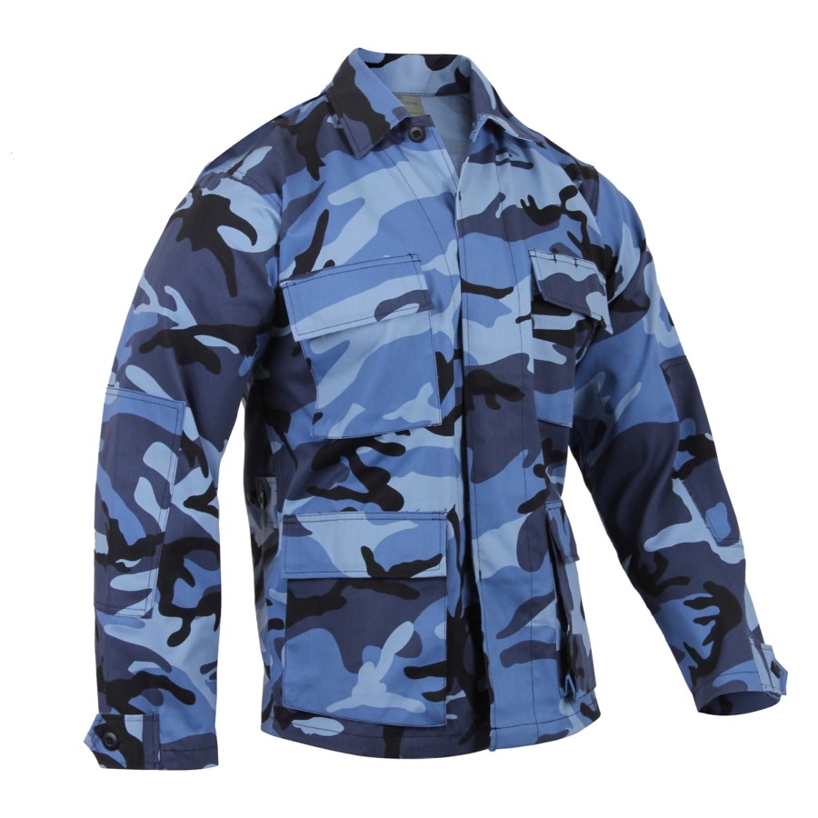 Levně Blůza US typ BDU SKY BLUE CAMO