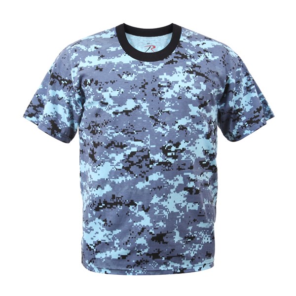 Levně Triko SKY BLUE CAMO DIGITAL