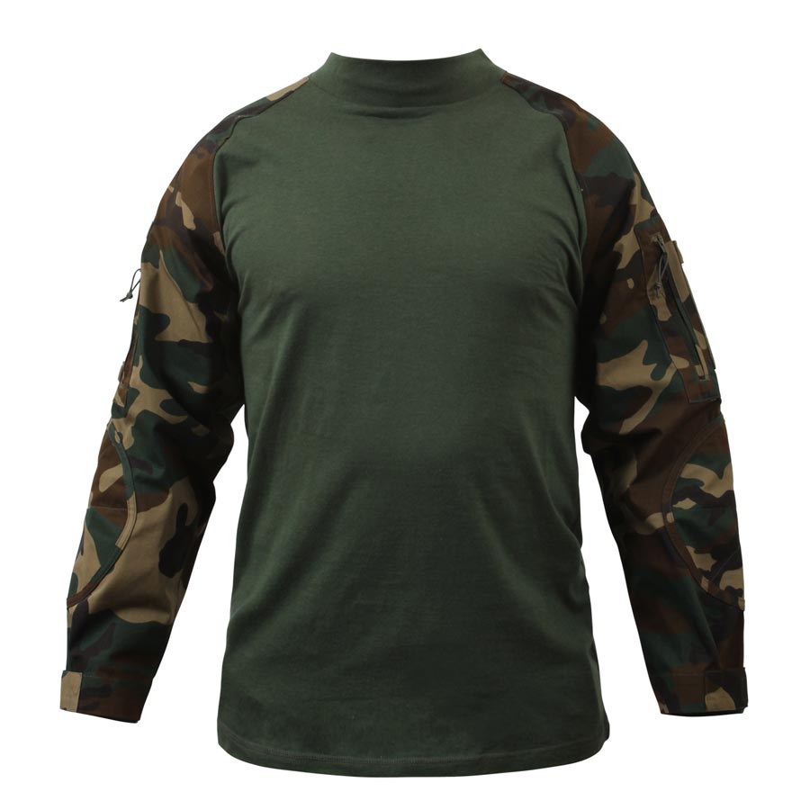 Košile COMBAT taktická WOODLAND ROTHCO 90025 L-11