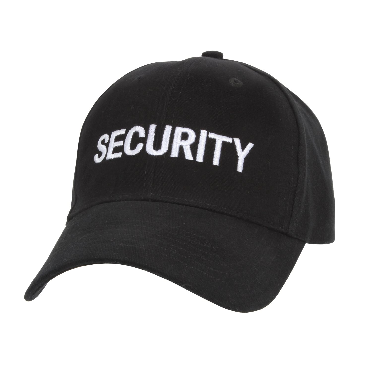 Levně ROTHCO čepice baseball bílý nápis "SECURITY" ČERNÁ