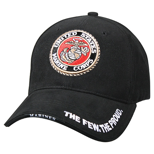 Levně ROTHCO čepice DELUXE USMC G & A LOGO baseball ČERNÁ